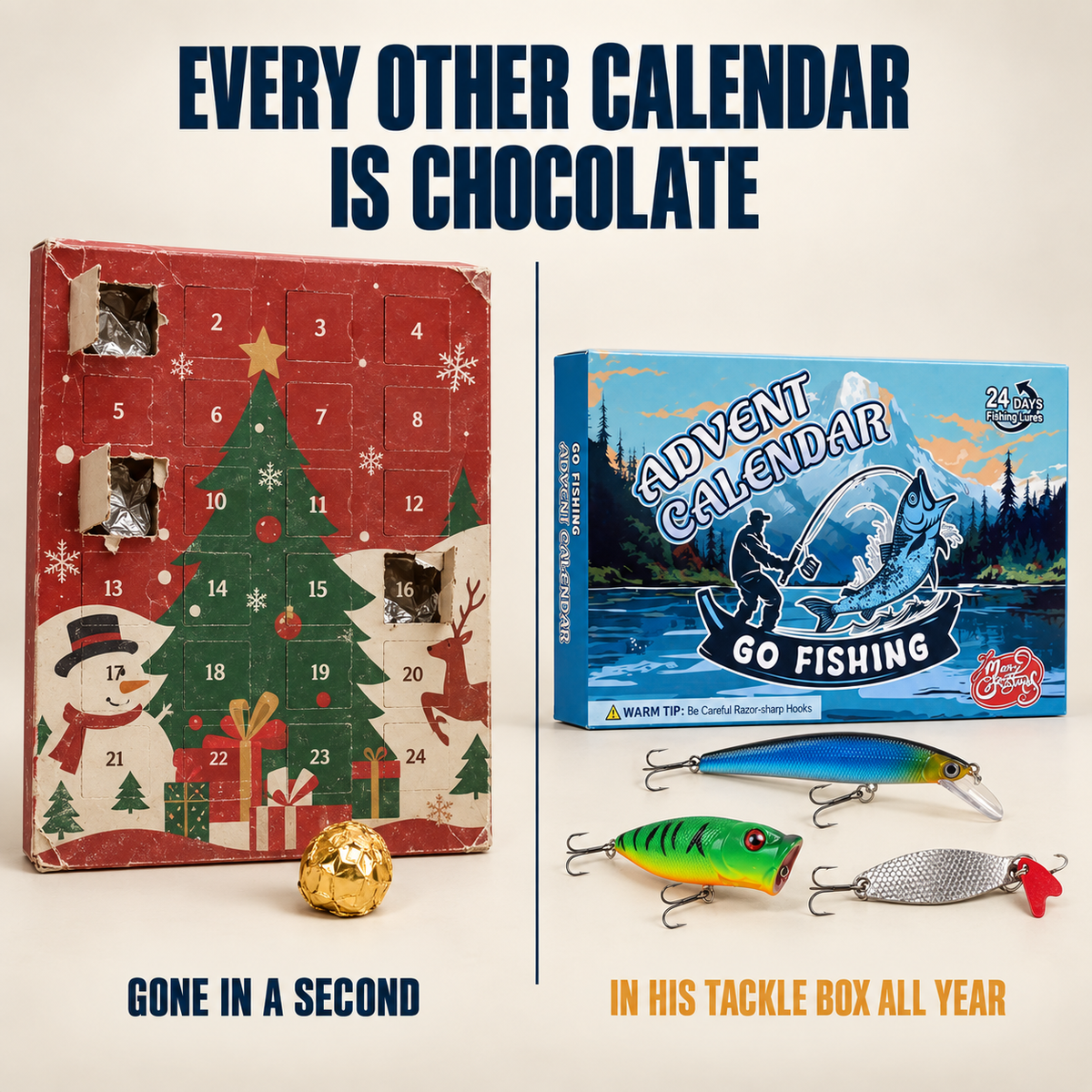 2026 Fishing Lure Advent Calendar